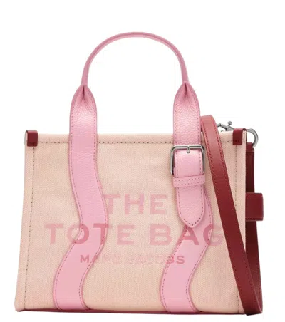 Marc Jacobs Pink/beige The Wavy Medium Tote