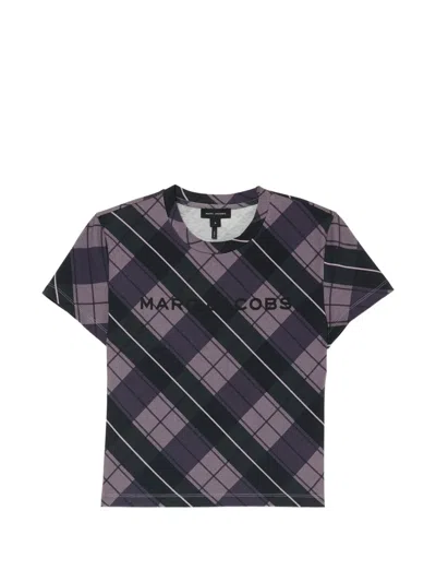 MARC JACOBS PLAID LOGO BABY T-SHIRT
