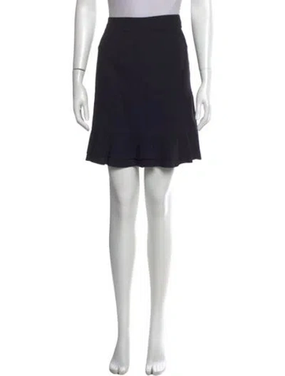 Pre-owned Marc Jacobs Pleated Accents Mini Skirt In Black