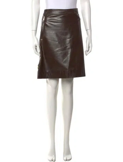 Pre-owned Marc Jacobs Pleated Accents Mini Skirt In Black