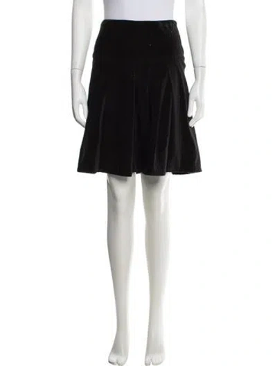 Pre-owned Marc Jacobs Pleated Accents Mini Skirt In Black