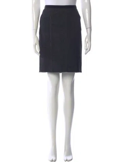 Pre-owned Marc Jacobs Pleated Accents Mini Skirt In Blue