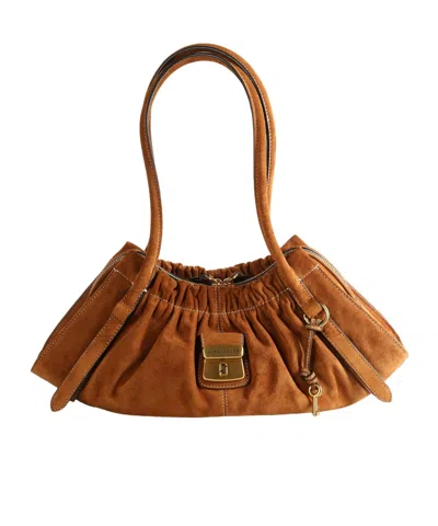 MARC JACOBS PLEATED DETAIL HANDBAG