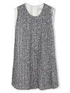 Marc Jacobs Pleated Dress In White