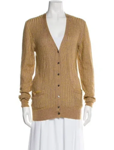 Pre-owned Marc Jacobs Plunge Neckline Sweater In Multi