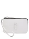 Marc Jacobs Mini Leather Wrist Clutch In White