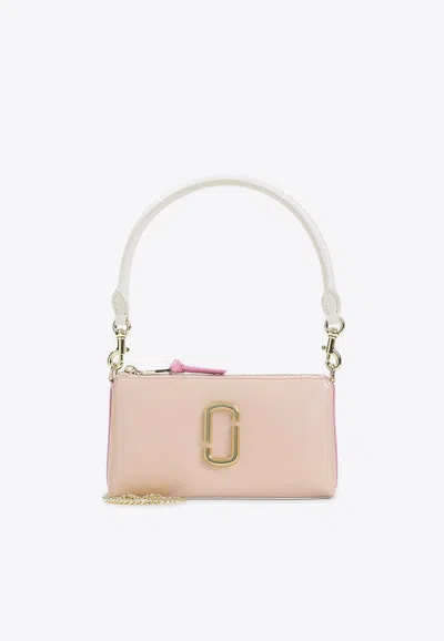 Marc Jacobs Pochette Leather Top Handle Bag In Pink