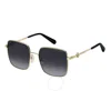 Marc Jacobs Polarized Grey Gradient Square Ladies Sunglasses Marc 654/s 0j5g/wj 58