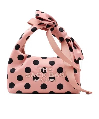 MARC JACOBS MARC JACOBS THE SATIN DOT BOW SACK BAG
