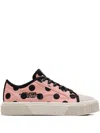 Marc Jacobs Platform Trainers With Polka Dots In Pink
