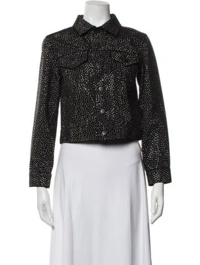 Pre-owned Marc Jacobs Polka Dot Print Jacket W/ Tags In Black