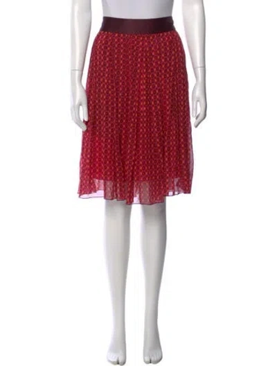 Pre-owned Marc Jacobs Polka Dot Print Knee-length Skirt In Pink