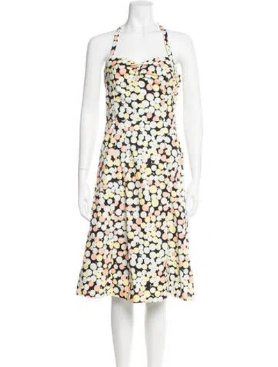 Pre-owned Marc Jacobs Polka Dot Print Midi Length Dress In Neutral
