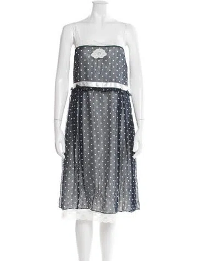 Pre-owned Marc Jacobs Polka Dot Print Midi Length Dress W/ Tags In Multi