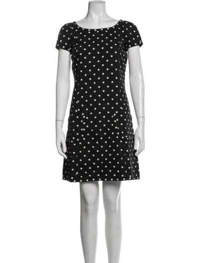 Pre-owned Marc Jacobs Polka Dot Print Mini Dress In Blue