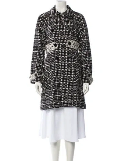Pre-owned Marc Jacobs Polka Dot Print Peacoat In Black