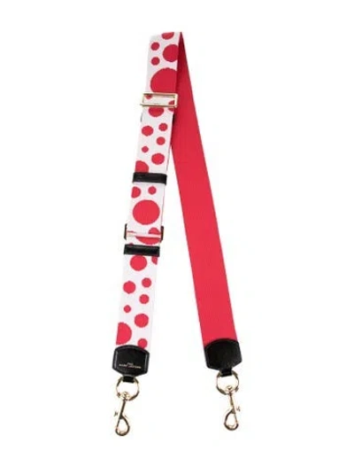 Pre-owned Marc Jacobs Polka Dota Bag Strap In Red