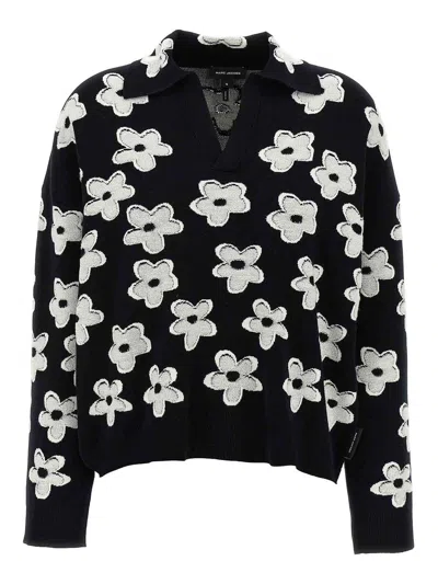 Marc Jacobs Daisy Jacquard Polo Shirt