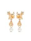 Marc Jacobs Pony Charm Earrings In Gold