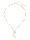 Marc Jacobs Pony-charm Necklace In Gold