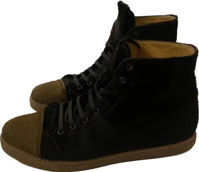 Pre-owned Marc Jacobs Pony-hair Hi Tops Collection Shoes