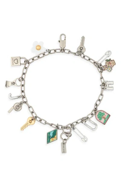Marc Jacobs Pop Americana Charm Bracelet In White