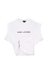 Marc Jacobs Pop J Marc Draped T-shirt In White