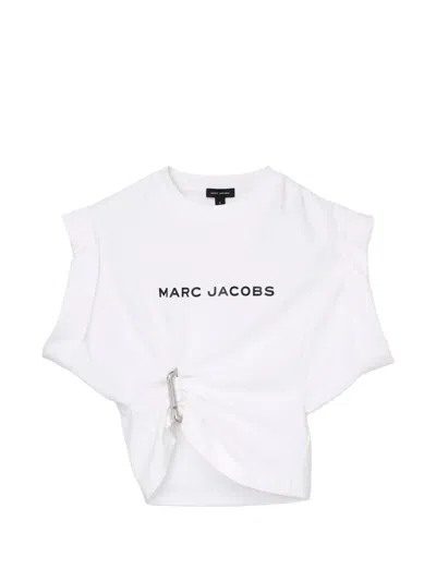 Marc Jacobs Pop J Marc Draped T-shirt In White