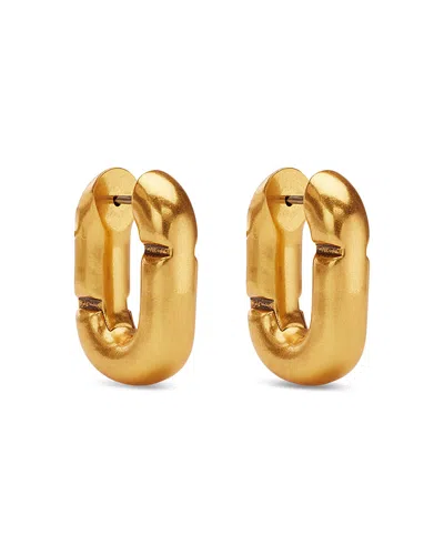 Marc Jacobs Pop J Marc Huggie Hoop Earrings In Gold