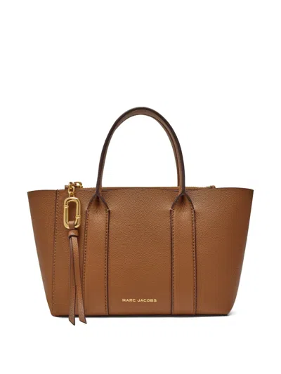 Marc Jacobs Scene Small Patent Leather Work Tote Bag In Brown