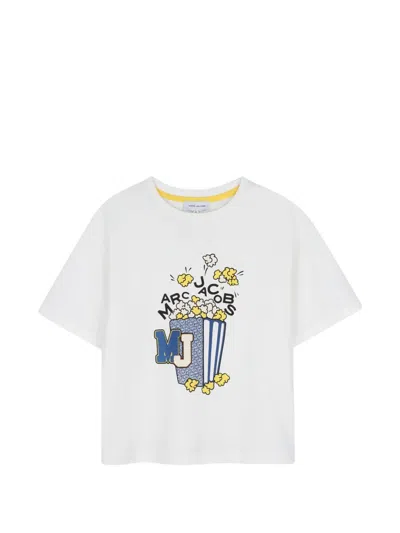 Marc Jacobs Kids' Popcorn-print T-shirt In White