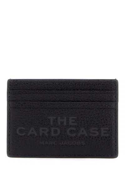 Marc Jacobs Portacarte The Leather Card Case In Black