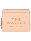 Marc Jacobs Mini Leather Wallet Tassel External Pocket In Pink