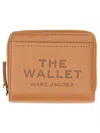 Marc Jacobs Mini Compact Wallet Slim Design In Brown