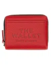 Marc Jacobs The Leather Mini Compact Wallet In Red