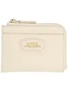 Marc Jacobs Everyday Top Zip Leather Wallet In White