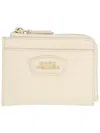 Marc Jacobs Everyday Top Zip Leather Wallet In Neutral