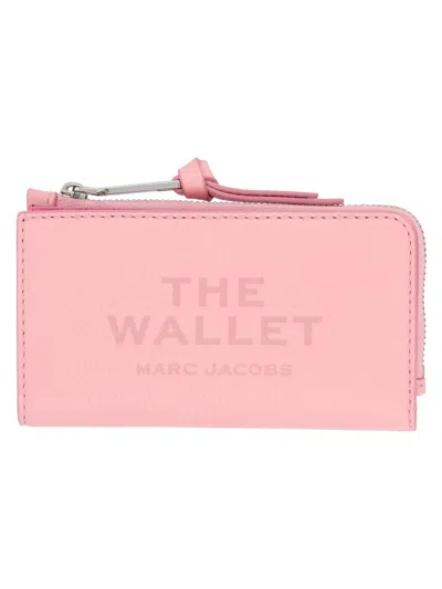 Marc Jacobs Portafoglio "the Leather Slim Wallet" In Pink