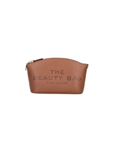 Marc Jacobs Pouch "the Beauty Bag" In Brown
