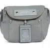 Marc Jacobs Preppy Nylon Messenger Bag In Rock Grey