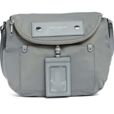 Marc Jacobs Preppy Nylon Messenger Bag In Rock Grey