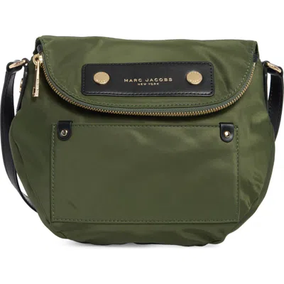 Marc Jacobs Preppy Nylon Mini Messenger Bag In Green
