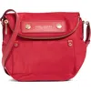 Marc Jacobs Preppy Nylon Mini Natasha Crossbody Bag In Savvy Red
