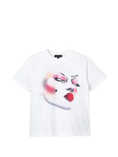 Marc Jacobs Print-detail T-shirt In White