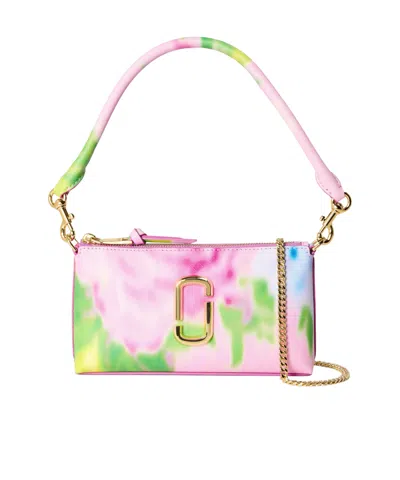 Marc Jacobs Print Snapshot Pouch In Pink