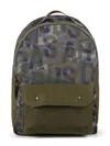 Marc Jacobs Printed Appliqué Backpack In Green
