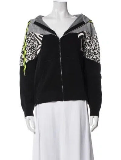 Pre-owned Marc Jacobs Printed Bomber Jacket In Black