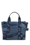 Marc Jacobs Printed Canvas Small The Tote Bag Handbag In Blue