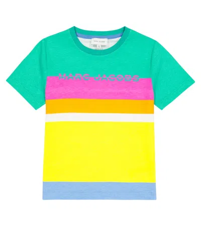 Marc Jacobs Kids' Bedrucktes T-shirt Aus Baumwoll-jersey In Multicolor