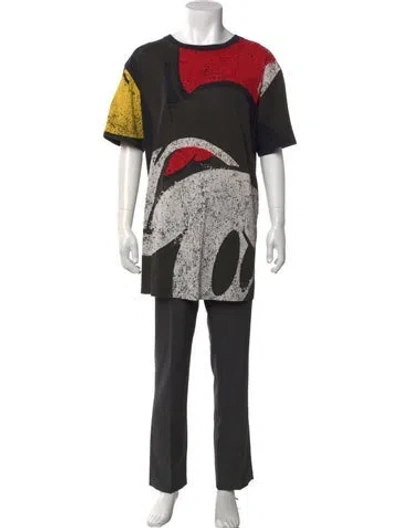 Pre-owned Marc Jacobs Printed Crew Neck T-shirt In Multi